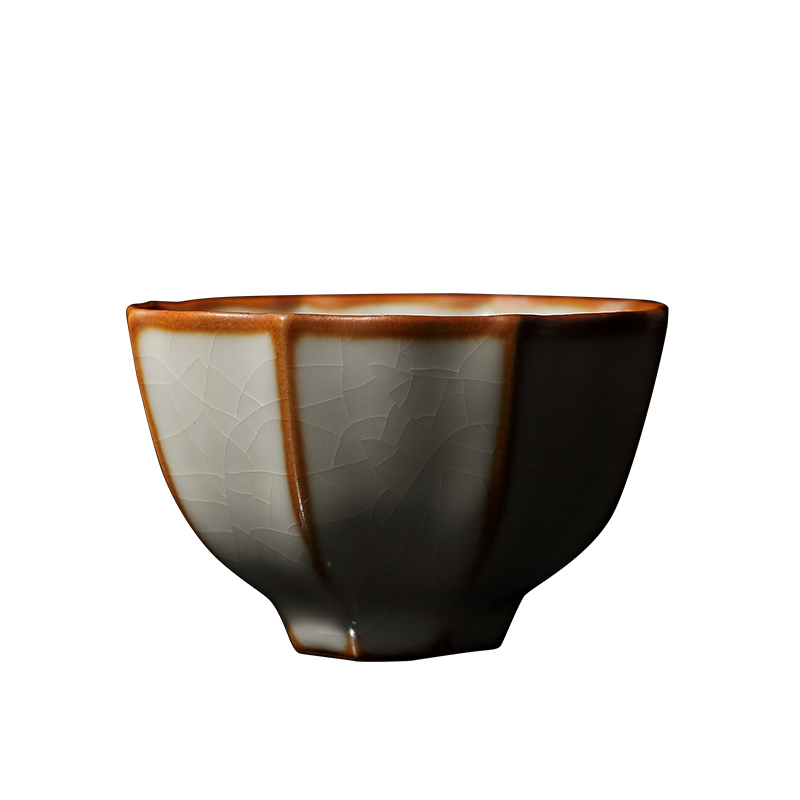 Red the jingdezhen ceramic kung fu tea tea set manually open the slice your up household tea master cup single CPU