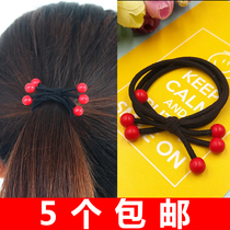 Tie the head rope hair circle adult cute wild ponytail temperament simple and exquisite thickening high elasticity small fresh forest womens department
