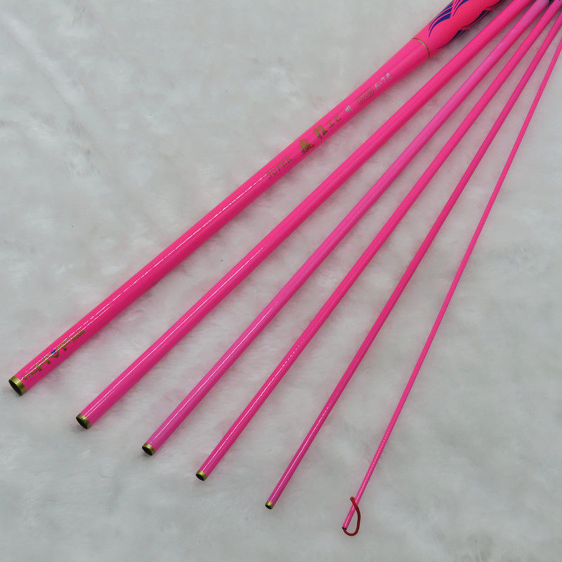 8/2.1/2.4米两定位钓虾竿 超轻女生钓虾杆