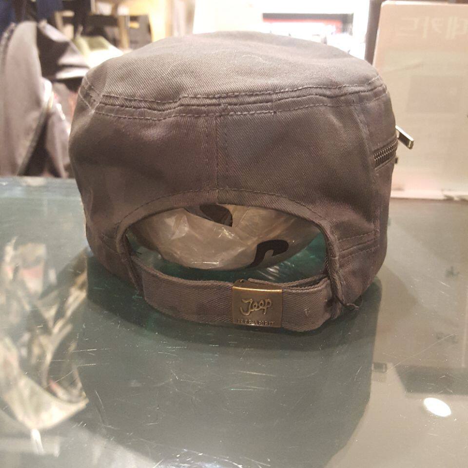 韩国jeep专柜正品新款纯棉平顶帽军帽均码男女通用包邮代购