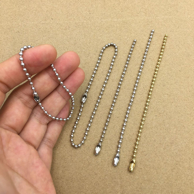 玻珠链铁圆珠链小产品标识牌吊链价格牌吊挂链吊牌链吊小挂件链条