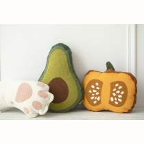 Cloud house towel embroidered pillow Pumpkin avocado cat claw shaped pillow home original