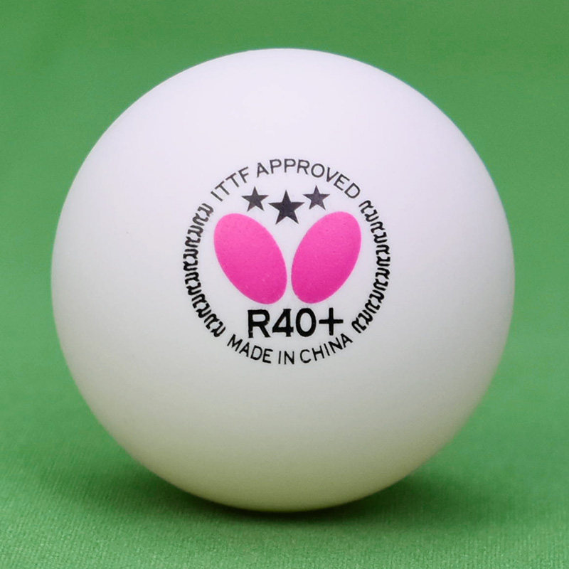 butterfly蝴蝶牌乒乓球 三星级新材料a40  比赛用球 塑料球6只装