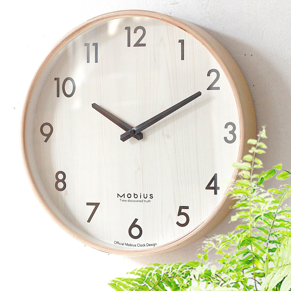 北欧原木制挂钟静音客厅挂表日式简约墙钟现代时钟创意ins钟表