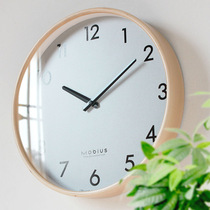 Mobius log Nordic clock clock living room home fashion creative personality simple hanging table silent clock