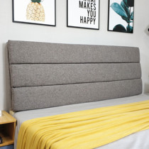Clean - up bedroom cloth cushion solid wood bed soft bag backbone simple high density sponge pillow