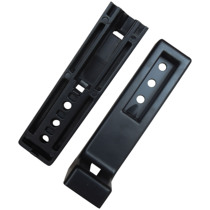 Aluminum profile L-type foot connector Square foot cup Ground foot fence base fence support