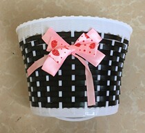 Childrens tricycle four-in-one baby slip artifact Migao special accessories black woven basket basket