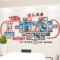 Acrylic 3d three-dimensional office decoration Company culture wall Corporate culture wall display wall Team inspirational wall sticker