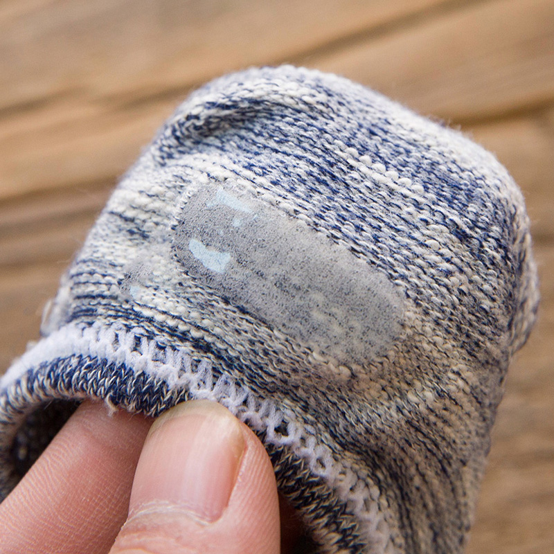 袜子男船袜纯棉短袜冬季男士隐形袜浅口低帮防滑硅胶运动防臭棉袜产品展示图3