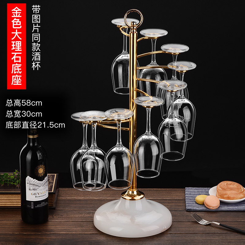 creative red wine holder light luxury glass holder european wine cup shelf upside down hanging glass holder red wine cup holder household