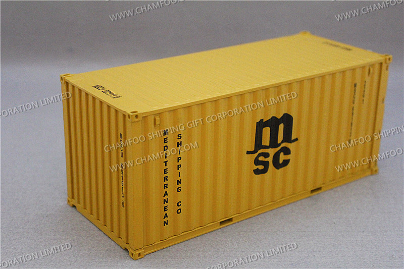 130地中海msc合金集装箱模型