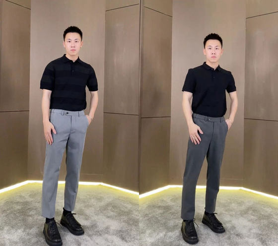 2023 new fashion, simple solid color casual pants, tight waist design free of hot wrinkle anti -wrinkle pants xzqsnz0031 2023 new fashion, simple solid color casual pants, tight waist design free of hot wrinkle anti -wrinkle pants xzqsnz0031