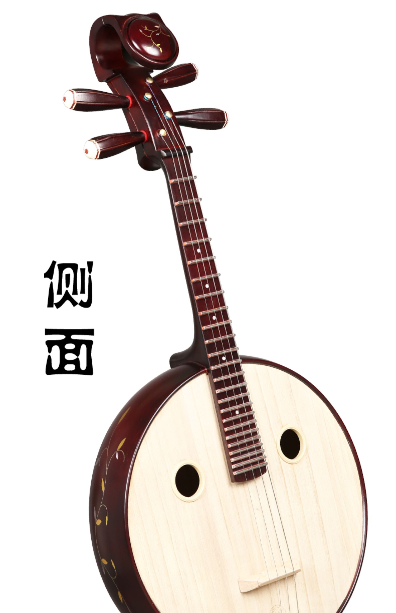 乐海中阮乐器初学者山榆木材质考级演奏中阮琴飞花点翠图QR112FH