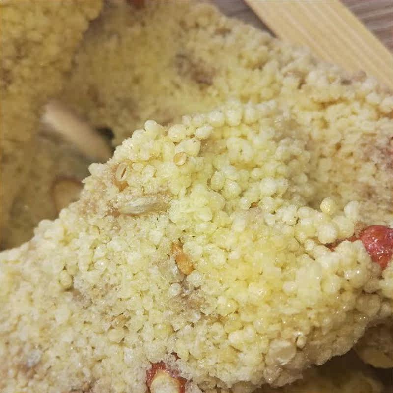 菏泽单县特产传统手工小米米花糖炒冻米糖多味酥脆花生口味500g