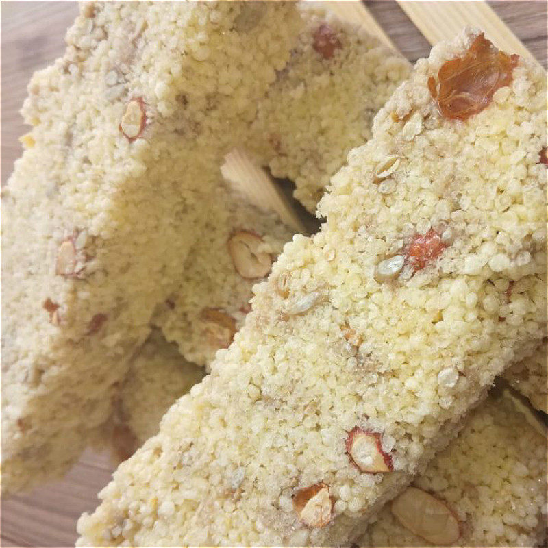 菏泽单县特产传统手工小米米花糖炒冻米糖多味酥脆花生口味500g