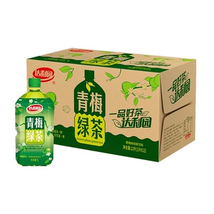 达利园青梅绿茶1L*12瓶整箱装饮料果味饮品清爽果味饮料
