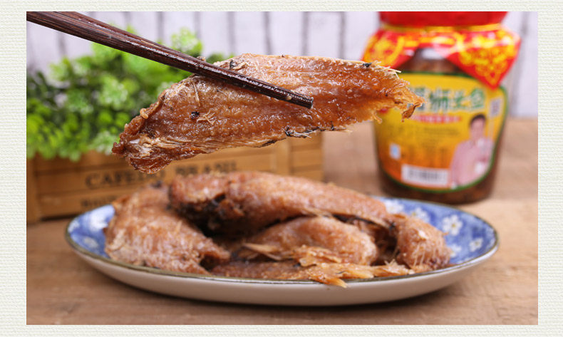 山东特产亚圣斋红烧狮头鱼罐头即食瓦罐狮头鱼肉零食410g*.