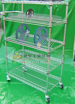SMT disc rack material Car single double peak grid frame chrome plate rack size optional factory direct sales