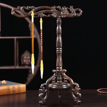 Mahogany brush holder Solid wood Chinese Yunfeng brush hanging chicken wing wood pen holder pen hanging Wenfang four treasures calligraphy supplies