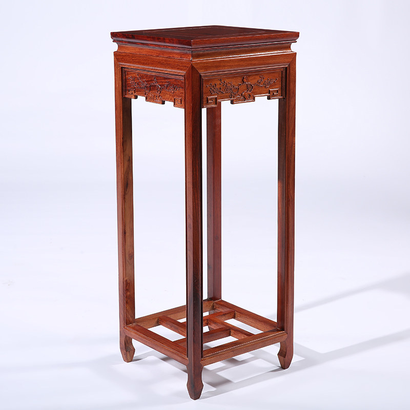 贡艺名居红木明清中式花架gy-022