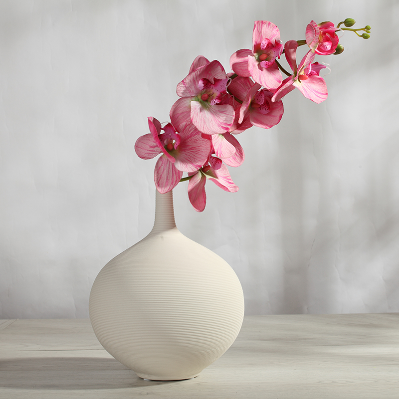 I and contracted fashion ceramic vase furnishing articles sitting room white jingdezhen home decoration crafts arranging flowers