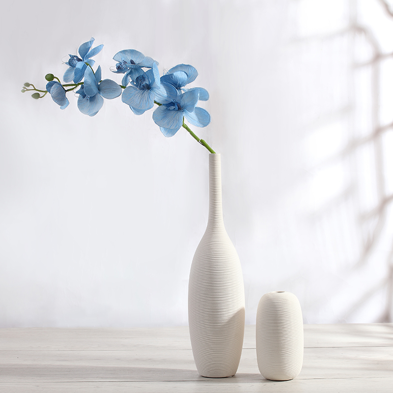 Jingdezhen ceramic creative contracted sitting room white vase dry flower, flower art TV cabinet table decorations furnishing articles