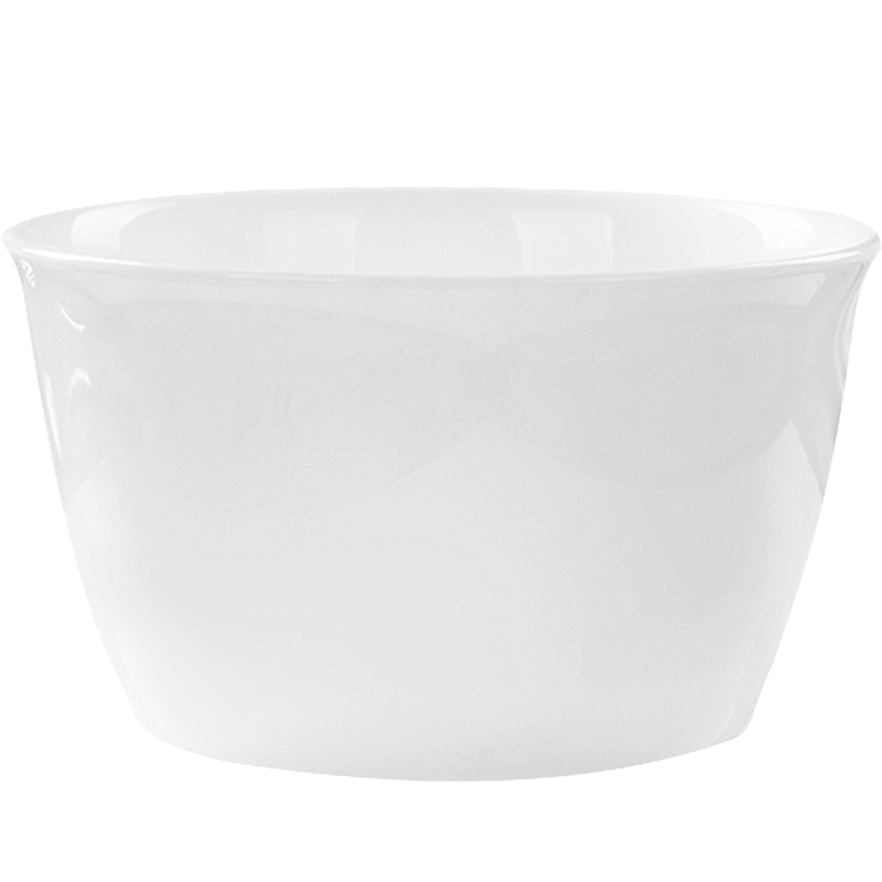 Tangshan four white household adult eat rice bowl contracted ipads porcelain rice bowls set microwave special small bowl