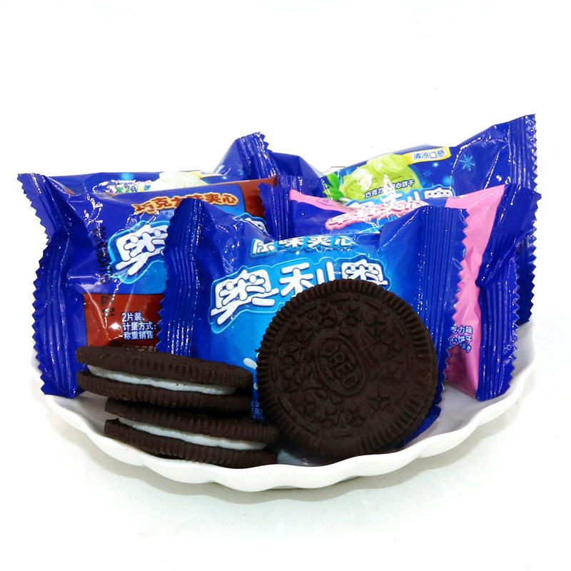 亿滋奥利奥夹心饼干巧克力味原味 500g散称 多种口味休闲食品