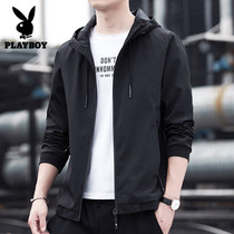 Playboy jacket mens winter 2020 new jacket mens Korean handsome spring and autumn tops trend ins