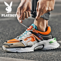 Floral Playboy mens shoes 2022 new trends Breathable Sneakers Summer Casual Tennis Red Old Daddy Shoes and Shoe Shoes