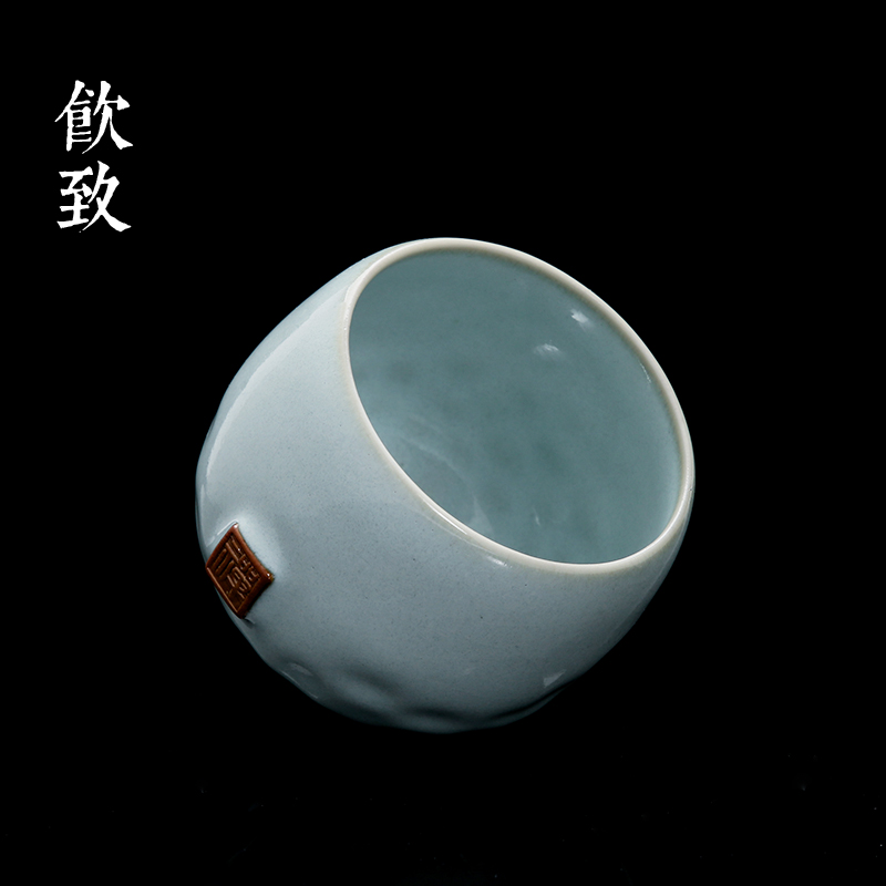 Ultimately responds to up ceramic cups master cup single CPU slicing can raise large sample tea cup single lamp that kung fu tea cups