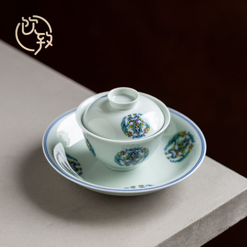 Ultimately responds to high - end glair pot bearing household jingdezhen retro Japanese ceramic tea set contracted dry terms tray of the teapot