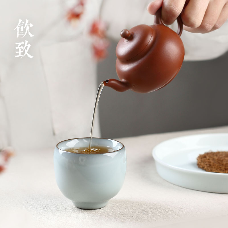 Ultimately responds to the jingdezhen up porcelain ceramic tea cup sample tea cup single cup a single large kongfu master CPU