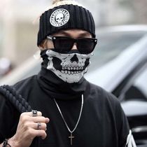 Sunscreen riding mask Face towel ice silk face towel Skull CS mask extended neck cover Fishing mask men and women