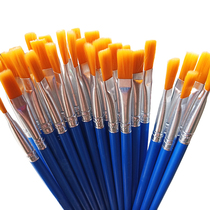 Propylene Watercolor Paint Paintbrush Platoon Ratio Hook-Line Pen Flat Head Nylon Painted Brush Art Drawing Sketching Sketching Painting Sketching Sketching Sketching Sketches Sketching Sketches