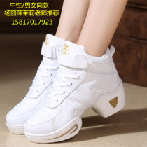 Spring men and women new modern ghost step dance jazz dance shoes soft bottom white Yang Ji Mei Jasmine square dance shoes promotion