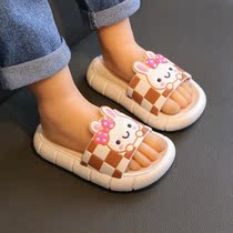 Japanese Children Slippers Summer Girl Cartoon Home Bathroom Bath Anti-Slip Kid Boy Baby Sandals