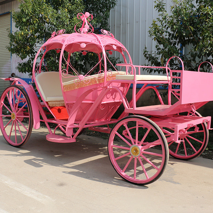新品欧式南瓜婚礼婚庆公主马车圣诞大气展览观光旅游景区摄影道具