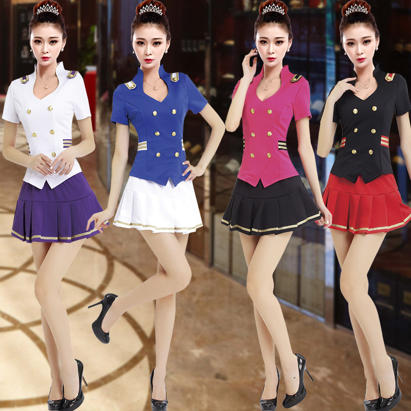 【hansa韩撒旗舰店】气质酒店性感桑拿足浴足疗技师工作服女夜场ktv