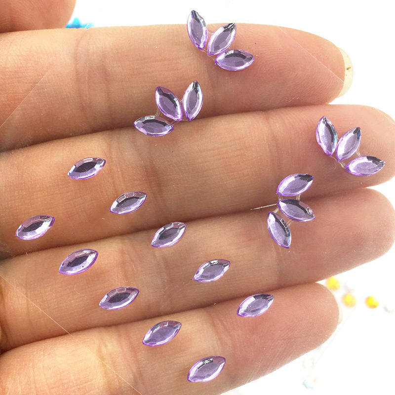 舞台脸贴珍珠带胶diy眉心眼贴额头脸部水晶贴背胶亚克力水贴钻纸