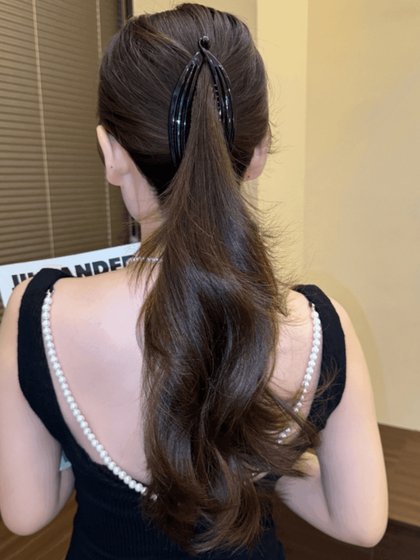 간단하고 우아한 머리 클립 게으른 인어 바나나 클립 백 머리 포니 테일 헤드 드레스를위한 고급 다목적 헤어 카드 간단하고 우아한 머리 클립 게으른 인어 바나나 클립 백 머리 포니 테일 헤드 드레스를위한 고급 다목적 헤어 카드