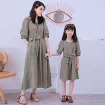 With a craftsman 2022 summer dress new loose foreign gas mother womens clothing and dress day series Podot art and art pro-sub-dress