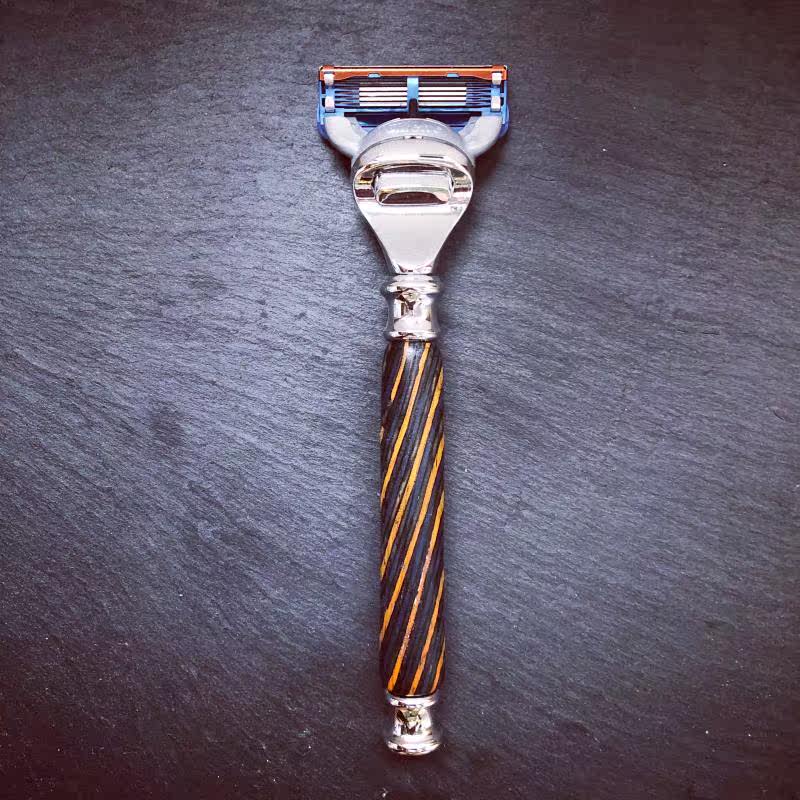 《世界匠心限量作品》手工匠制fusion mach3手动剃须刀(第13弹)