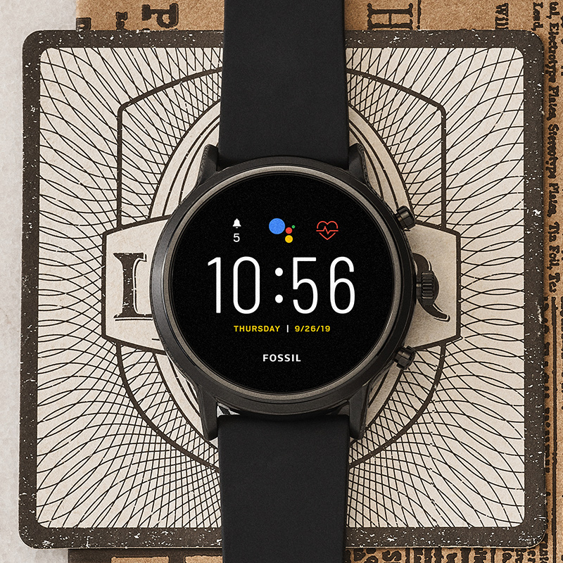 Fossil2020春夏第五代触屏多功能智能腕表钢表带男表FTW4024 Fossil2020春夏第五代触屏多功能智能腕表钢表带男表FTW4024