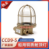 CCD9-5 5A waterproof deck lamp walkway cabin lighting mesh mask 60W for marine copper incandescent cabin lamp