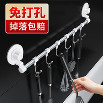 Kitchen hook Strong adhesive suction cup After the door without drilling Bathroom wall hanging load-bearing artifact paste hanging hook
