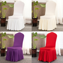 Stretch hotel chair cover customized hotel dining chair cover home wedding banquet chair cover wholesale seat cover universal