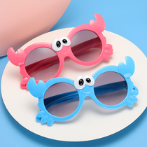 Childrens sunglasses boys tide girls baby sun glasses anti-ultraviolet eyes children cute cartoon fashion glasses