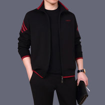 Sport suit mens spring 2022 new middle aged loose clothing men mix with casual clothes handsome gas daddy dress